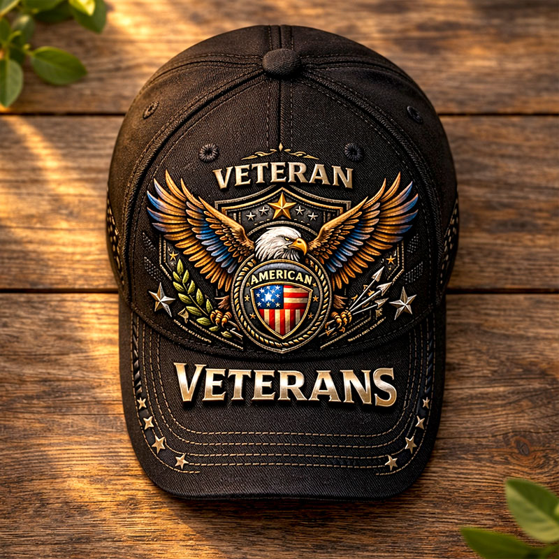 American Veterans Memorial Art Print Hat