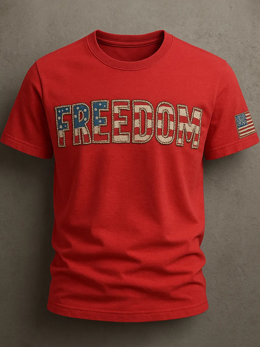 Men's Freedom Is Not Free R.I.P Charlie Kirk Short Sleeve T-shirt