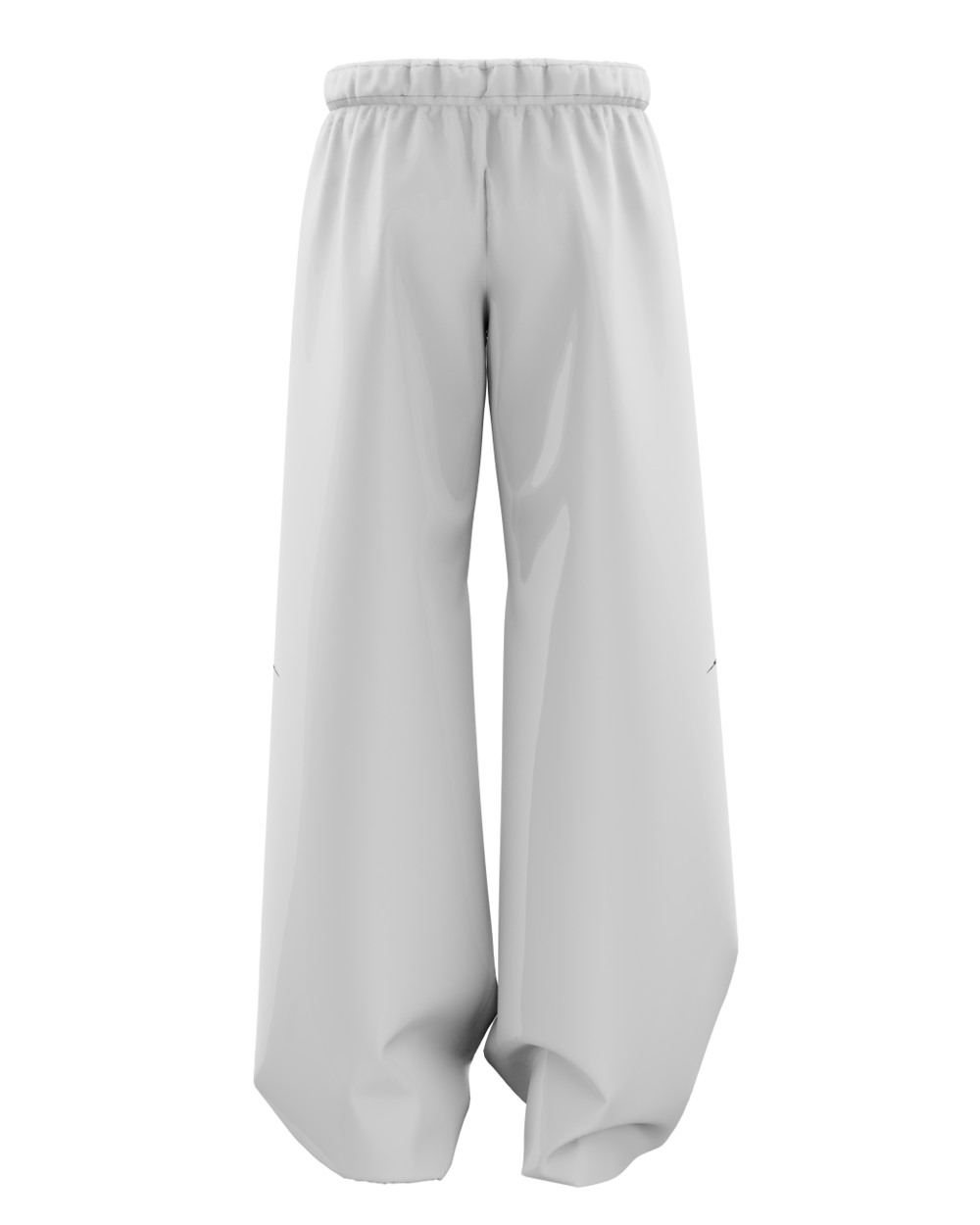 White Dawn Unisex Straight Fit Baggy Pants