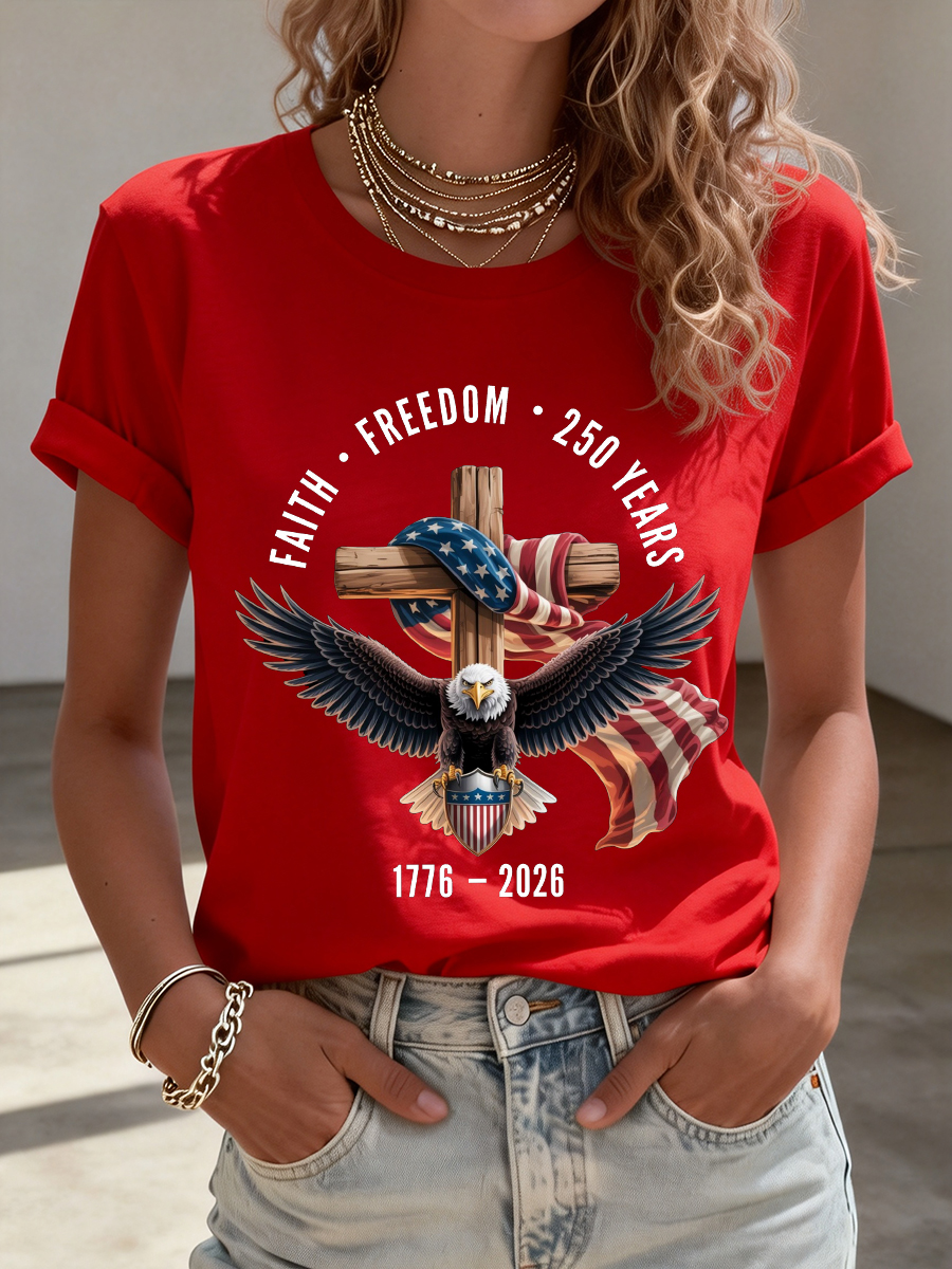 Women's 250th Anniversary Print T-Shirt