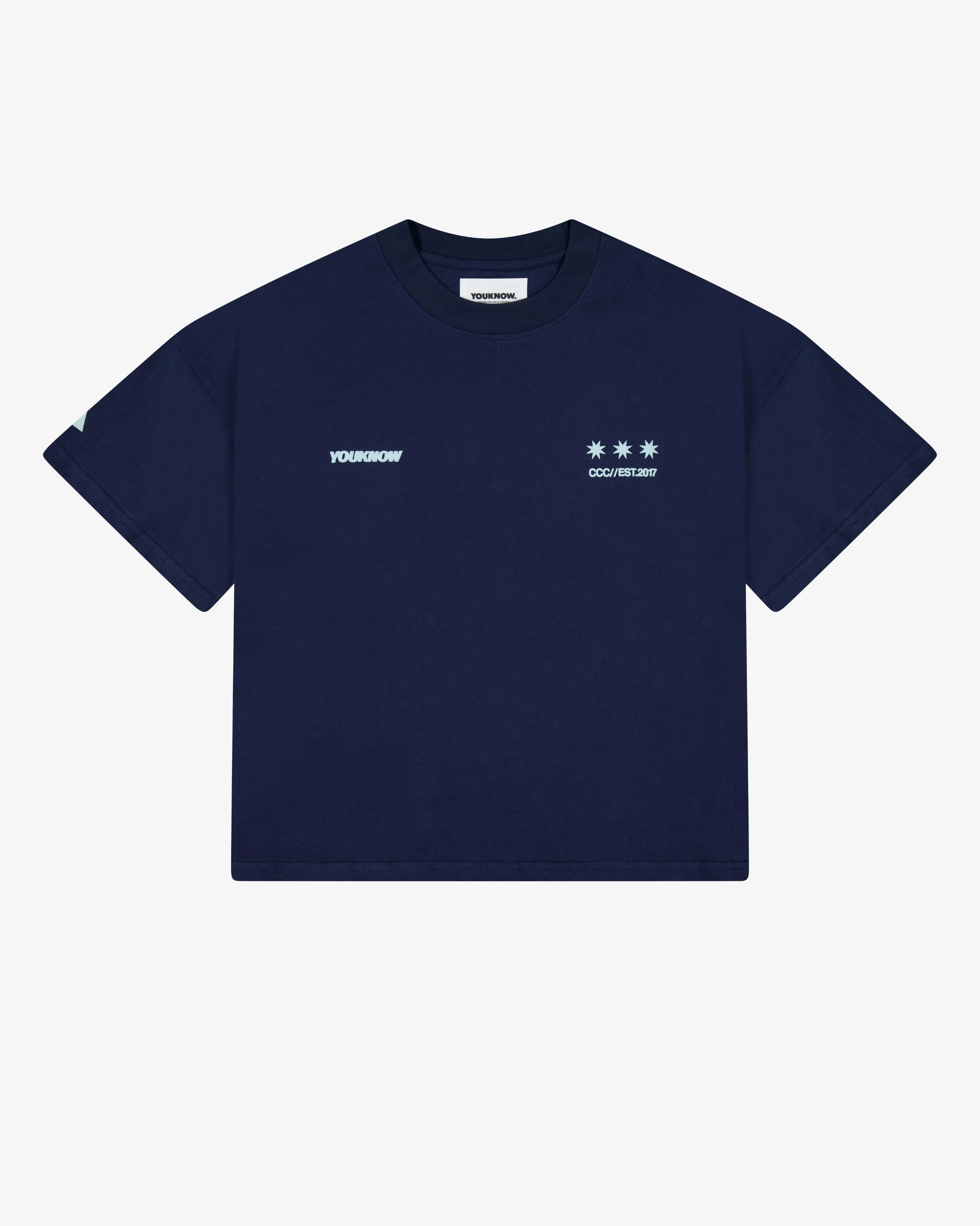 Big Back Tee | Navy Ice