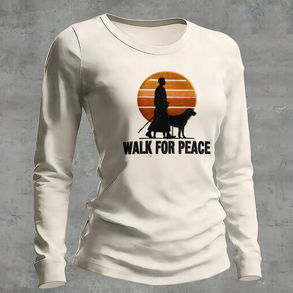 Women's Walk For Peace Long Sleeves T-shirt
