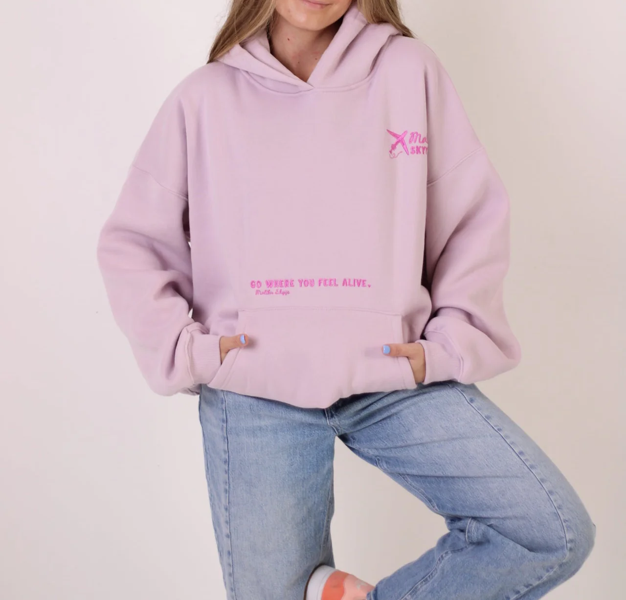 Feel Alive Hoodie (Sunset Orchid)