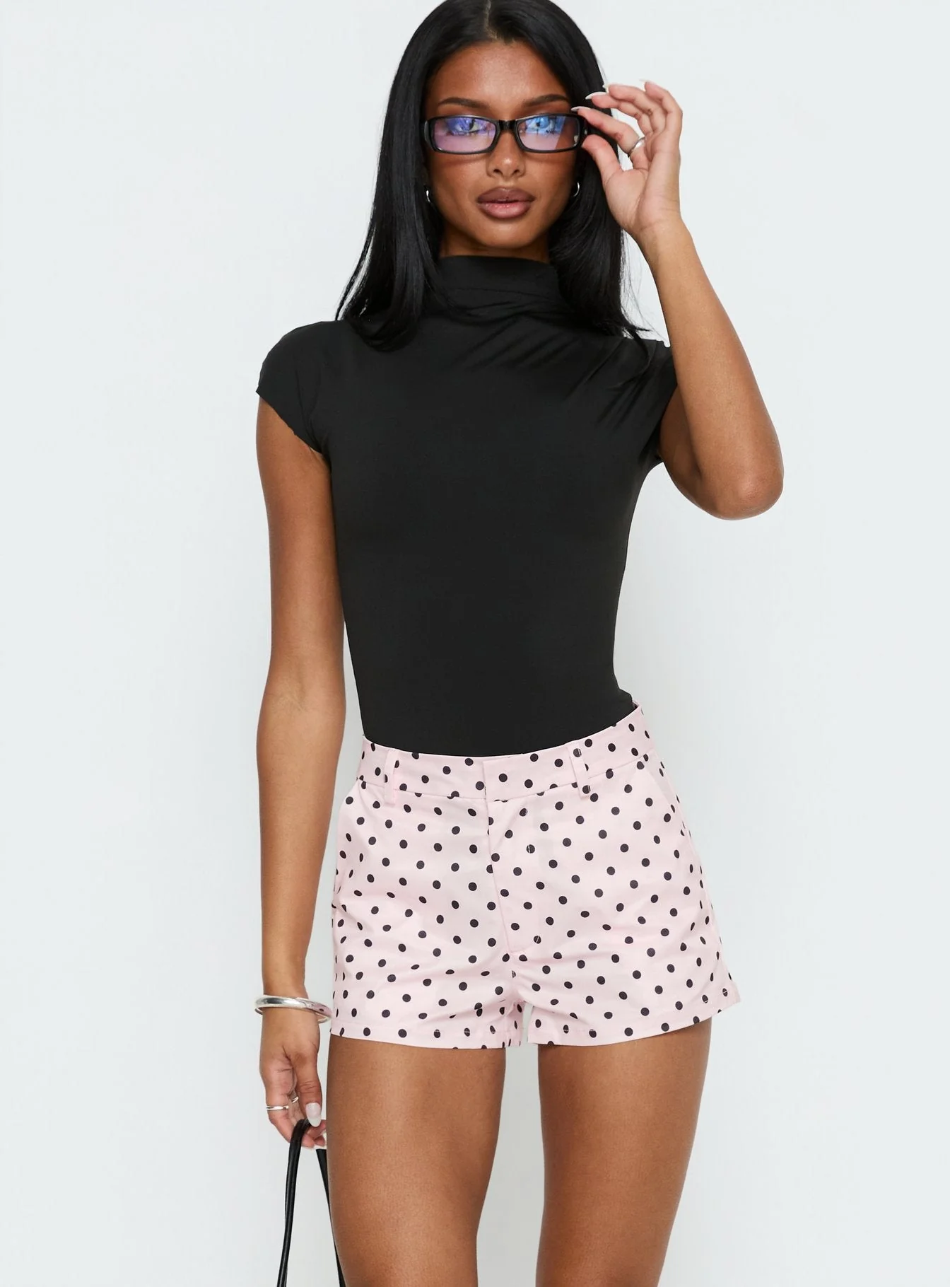 Swayer Micro Short Pink Polka Dot