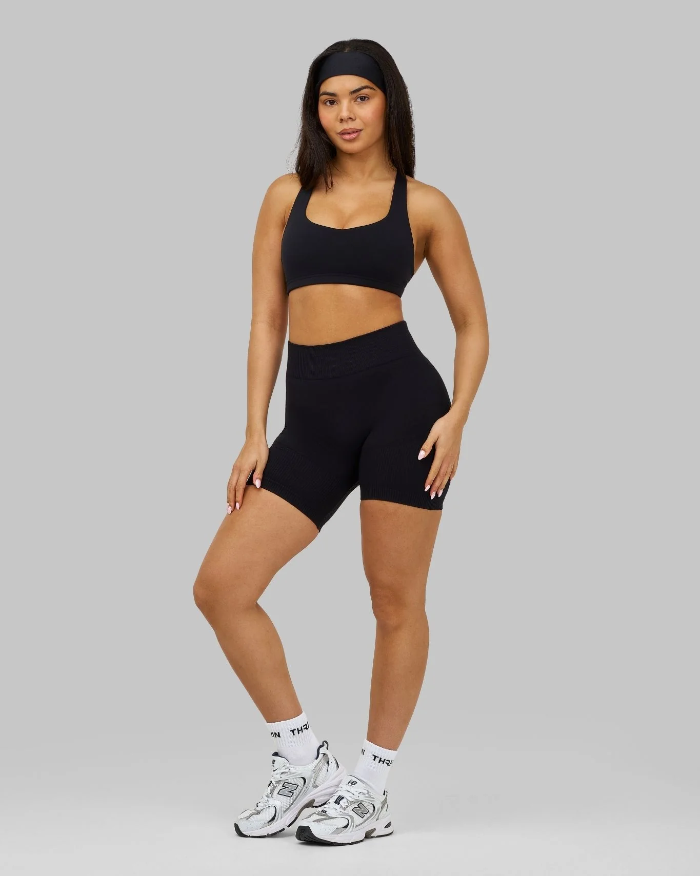 Elevate™ Sculpting Medium Impact Multiway Bra | Night Black