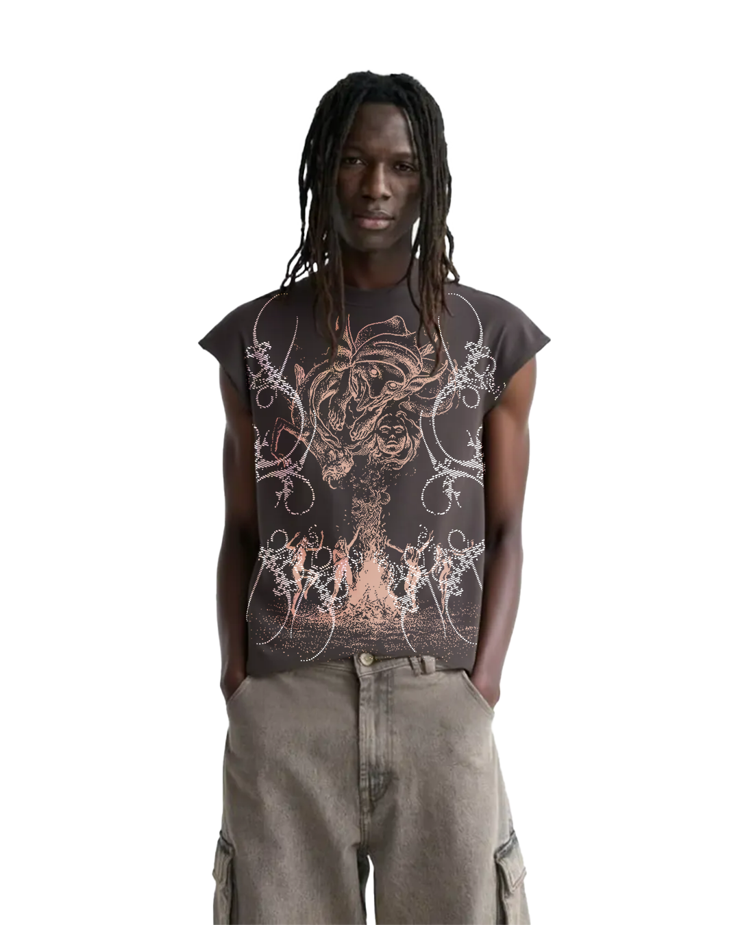 Brutal Brown Unisex Boxy Vest