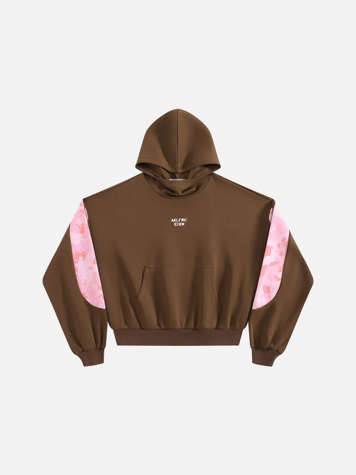 Aelfric Eden Boxy CAMO Panel Pullover Hoodie