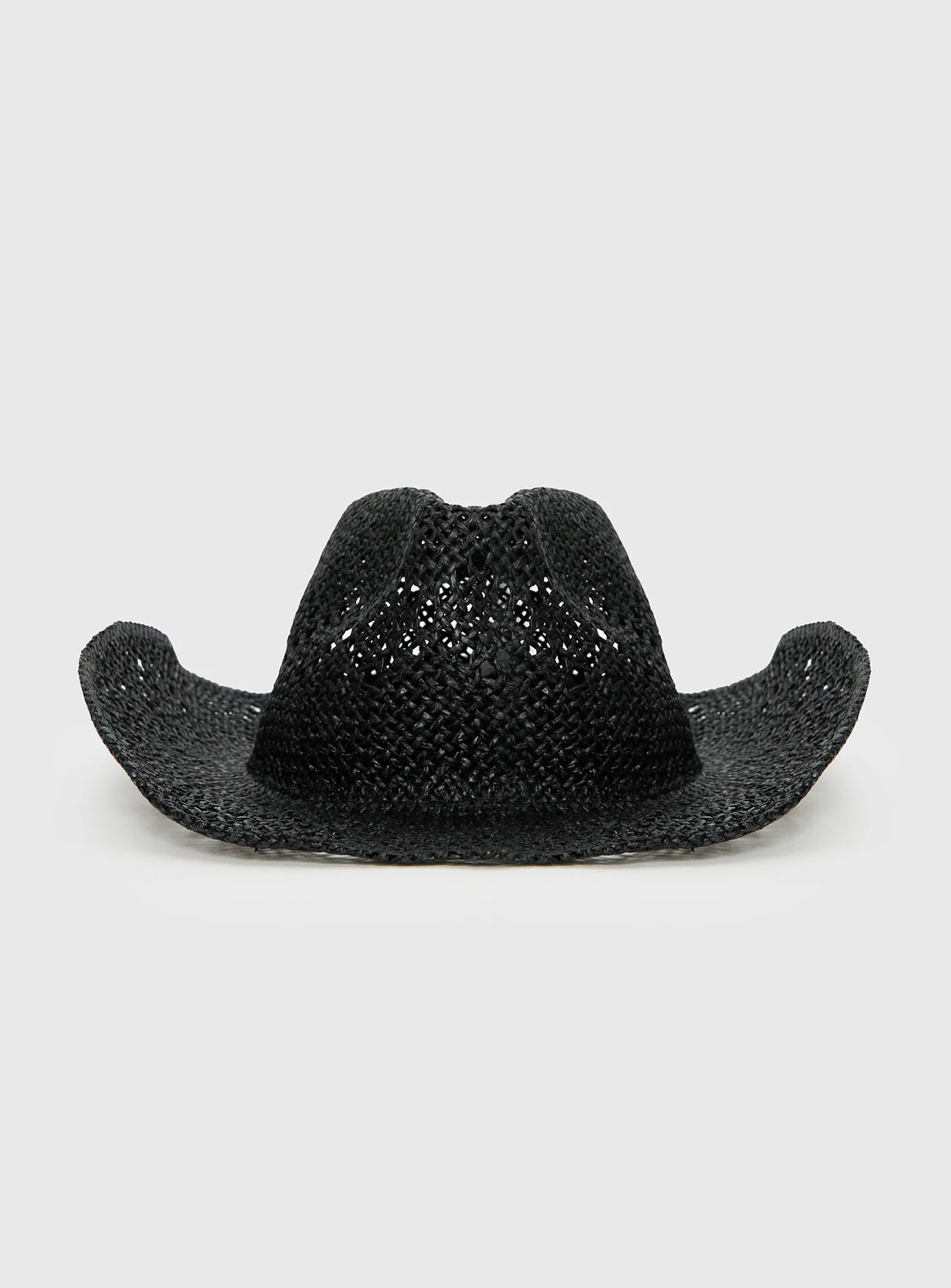 Avyanna Straw Cowboy Hat Black