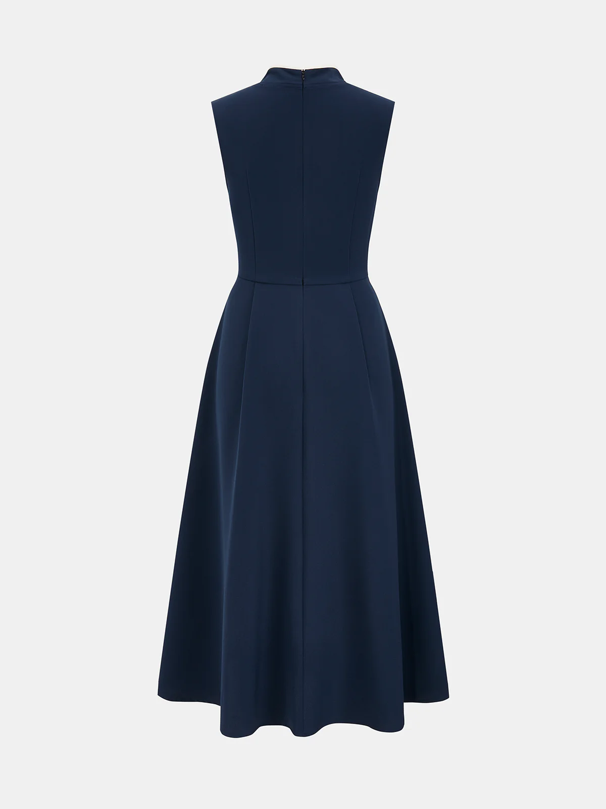 Tie-Neck Sleeveless Maxi Dress