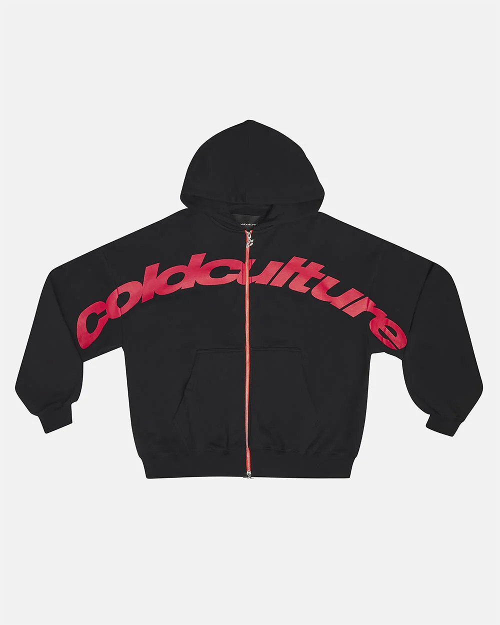 DRIVEN ZIP HOODIE BLACK