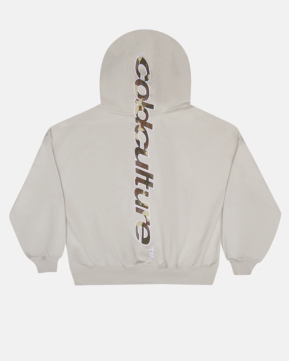 VERTICAL HOODIE LIGHT GREY