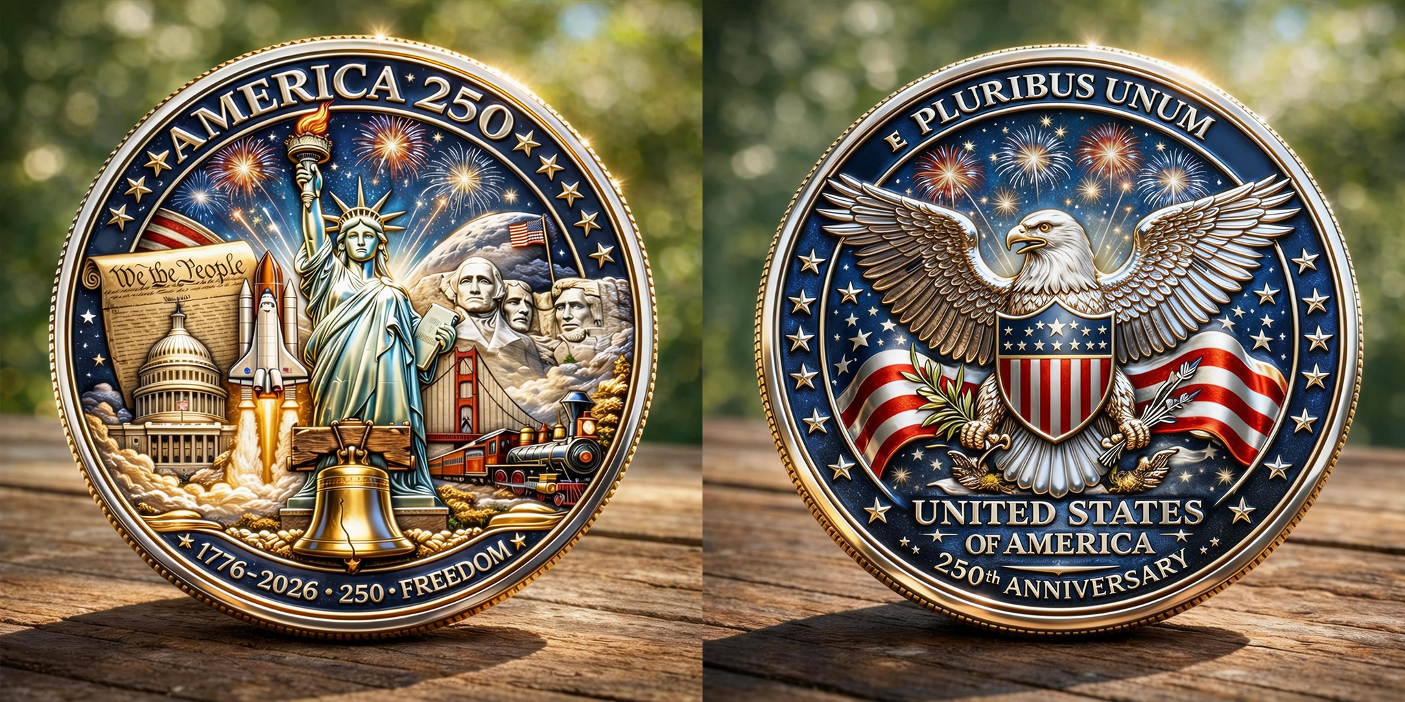 America 250th Anniversary Commemorative Coin (1776–2026)