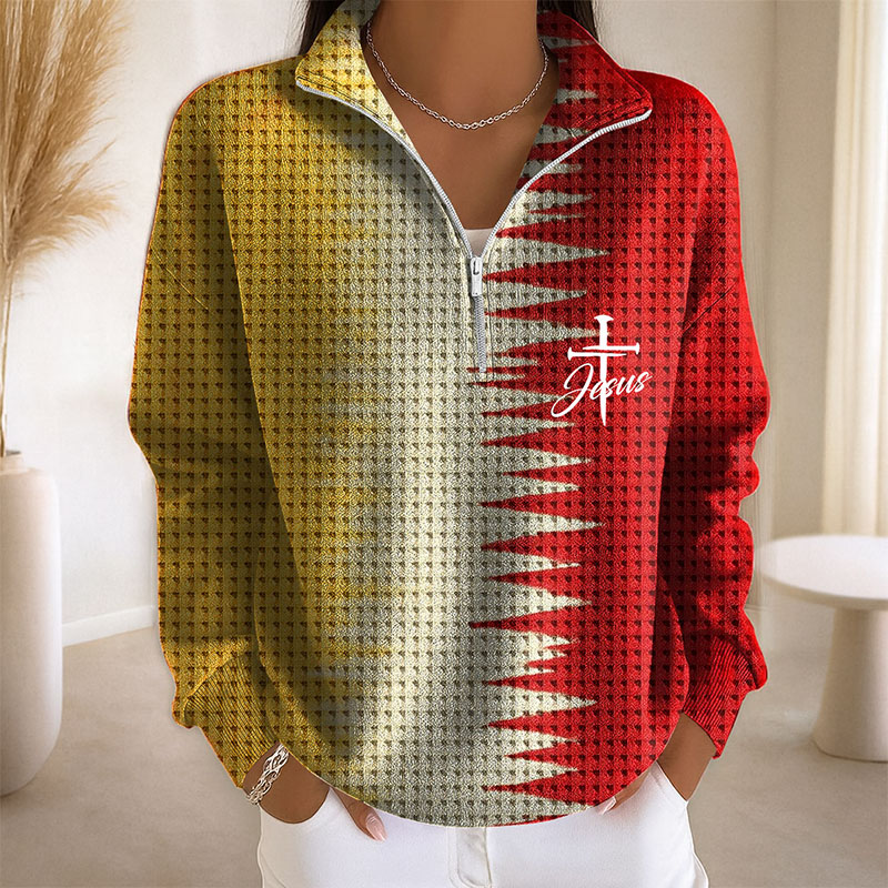 Women's Faith Print Casual Sweatshirt