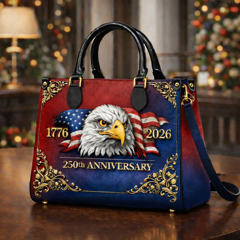 US 250th Anniversary Floral Print Handbag