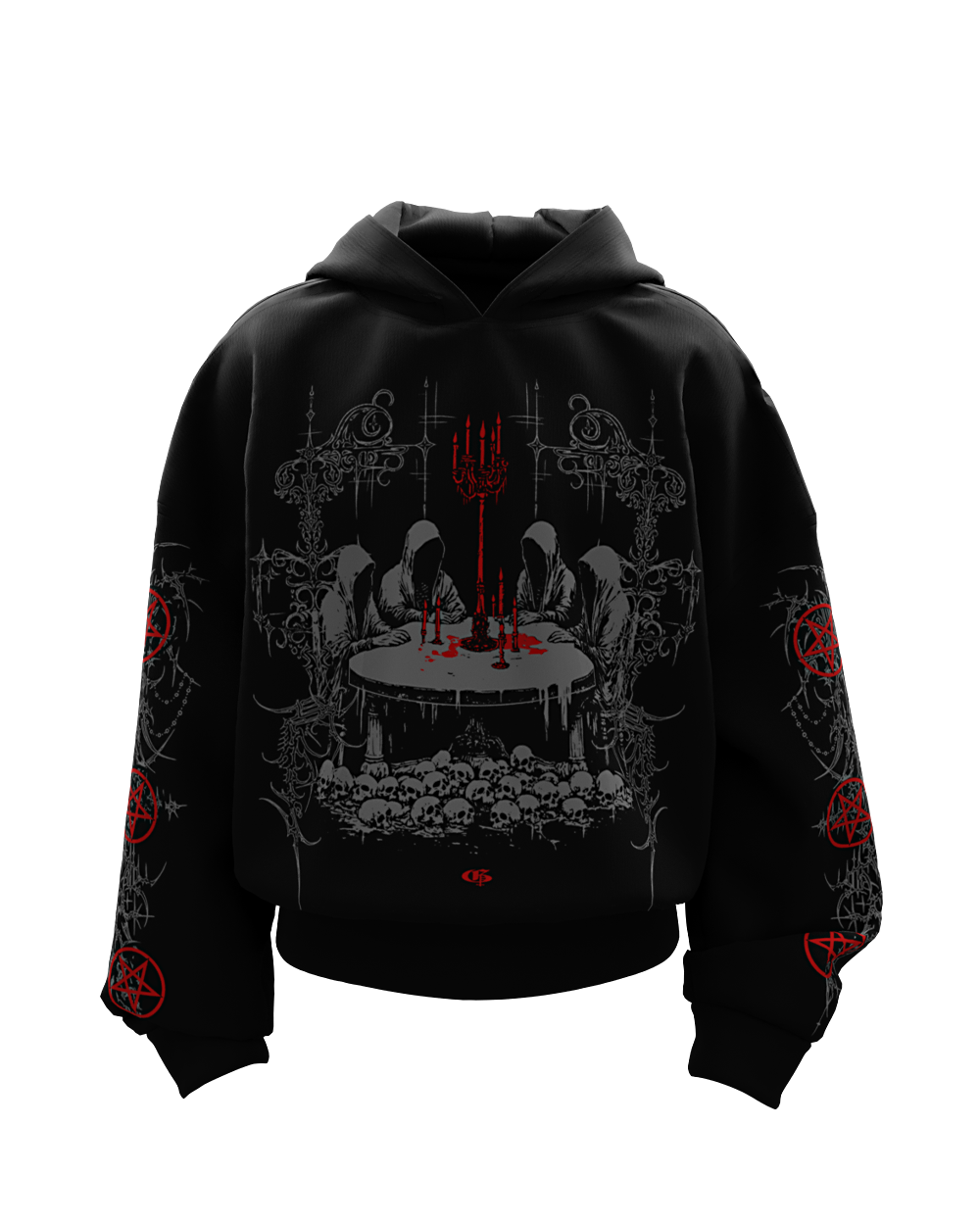 Ritual Black Boxy Oversized Hoodie