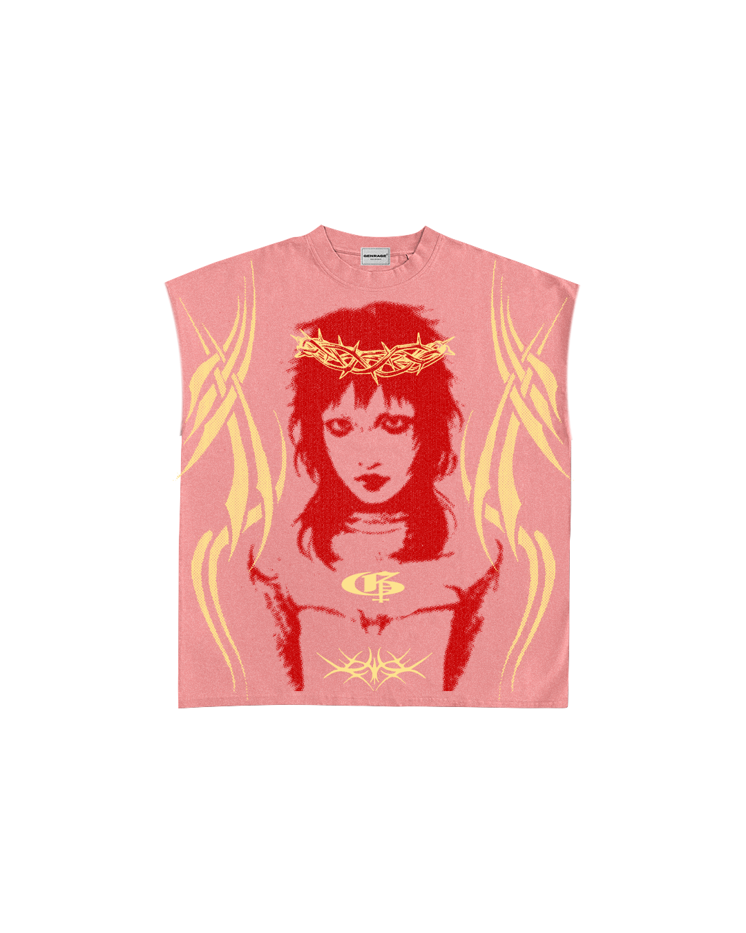 Punk Coral Unisex Boxy Vest