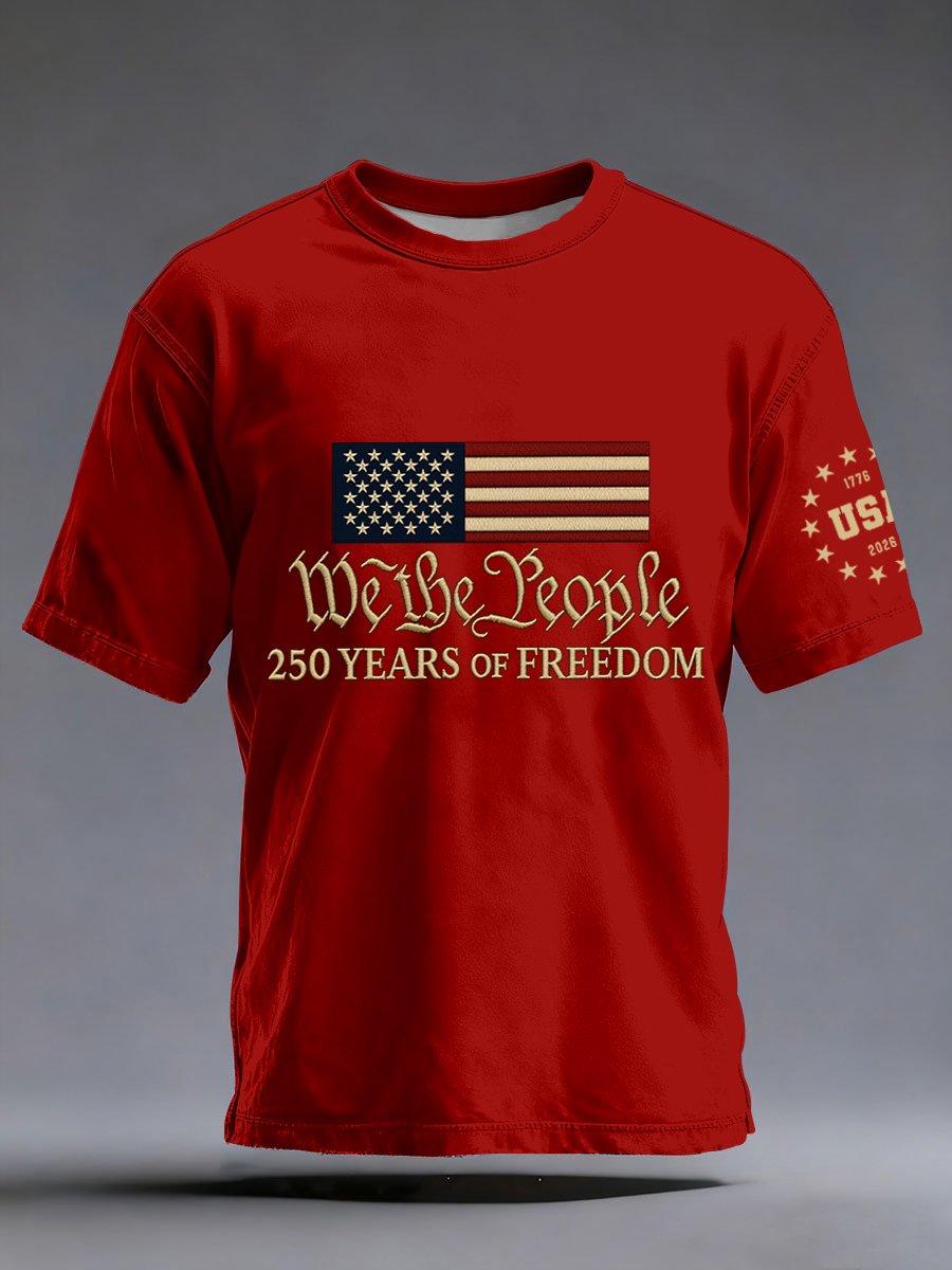 Men's USA 250th Anniversary Print T-shirt
