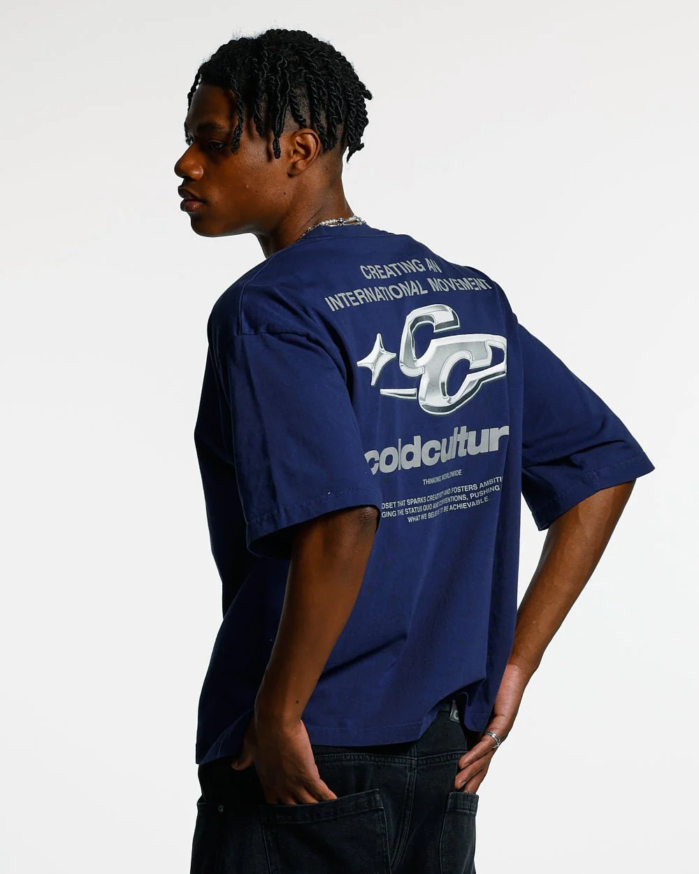 SPARKLY TEE COSMIC BLUE