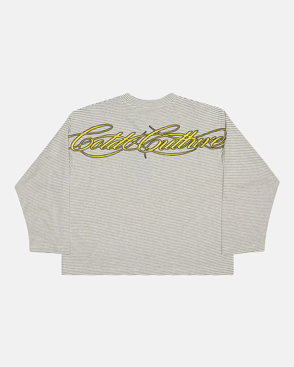 SCRIPT STRIPES LONGSLEEVE GREY
