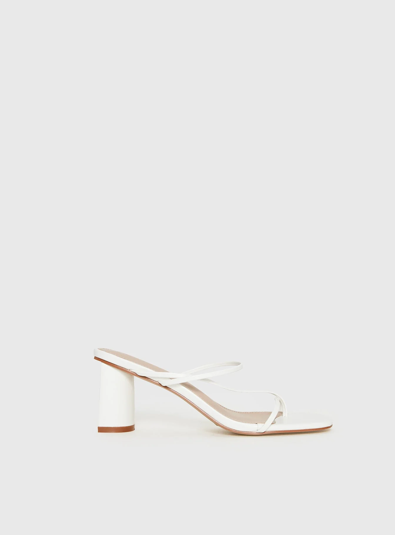 The Becka Heels White