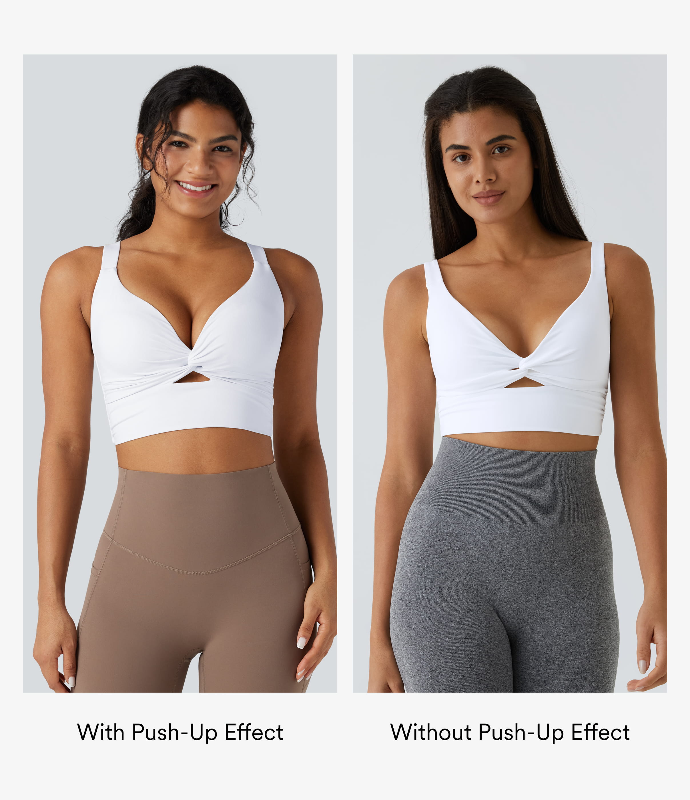 Halara UltraSculpt™ Light Support Molded Cups Push-Up Yoga Sports Bra