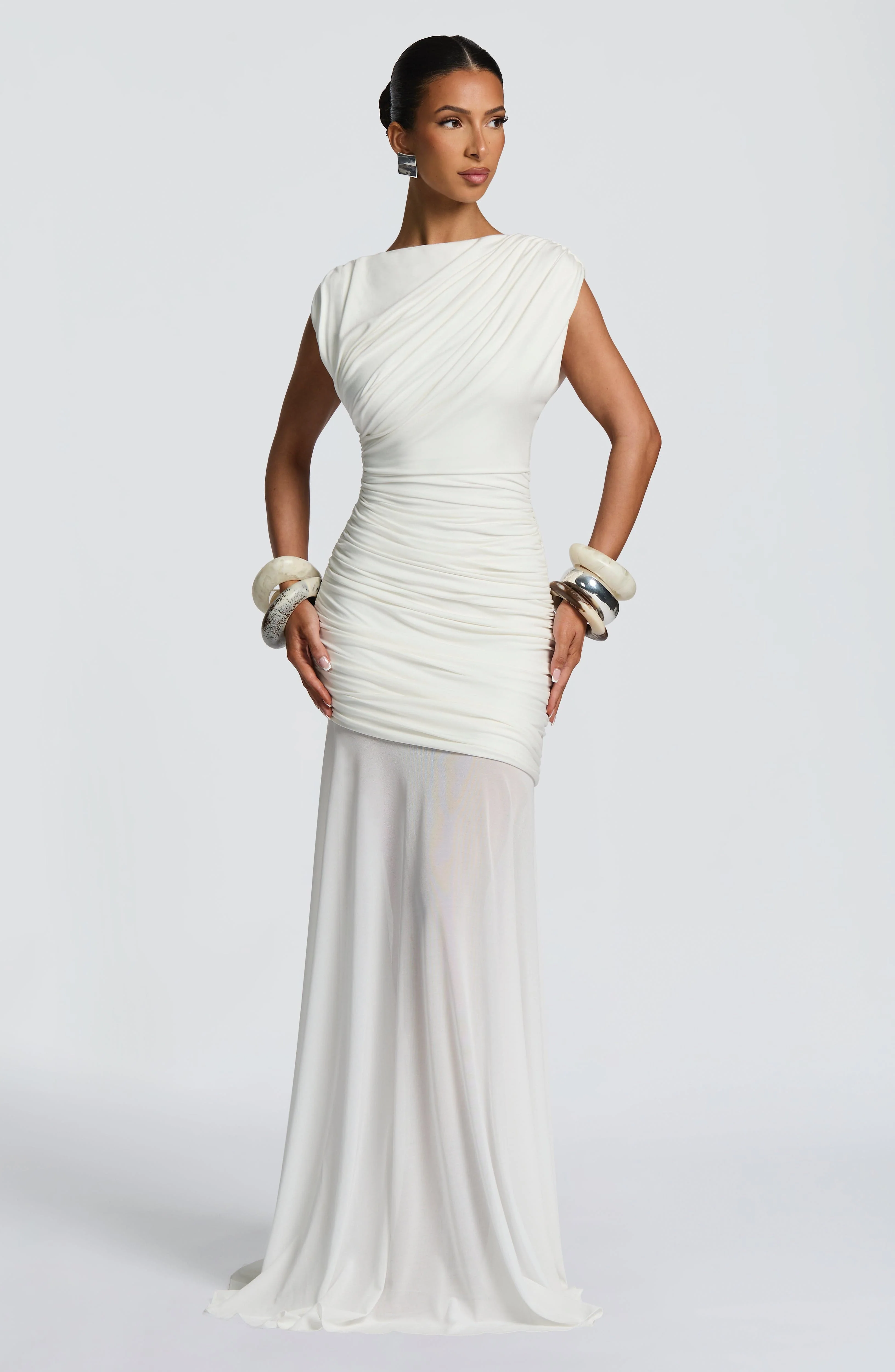 Demelza Maxi Dress - Ivory