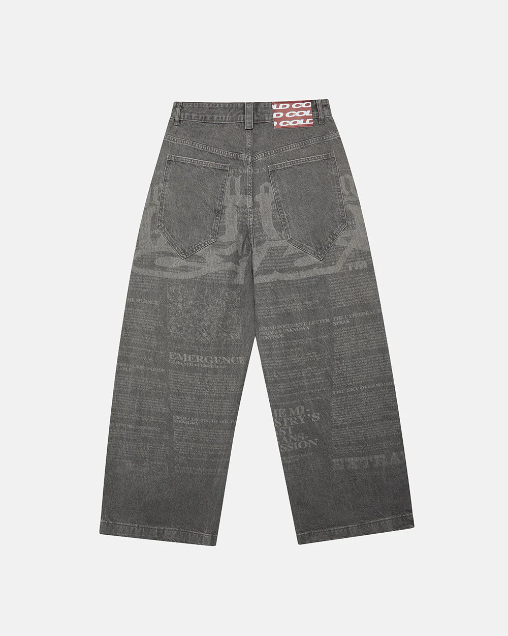 NEWSPAPER V3 PANTS  GREY