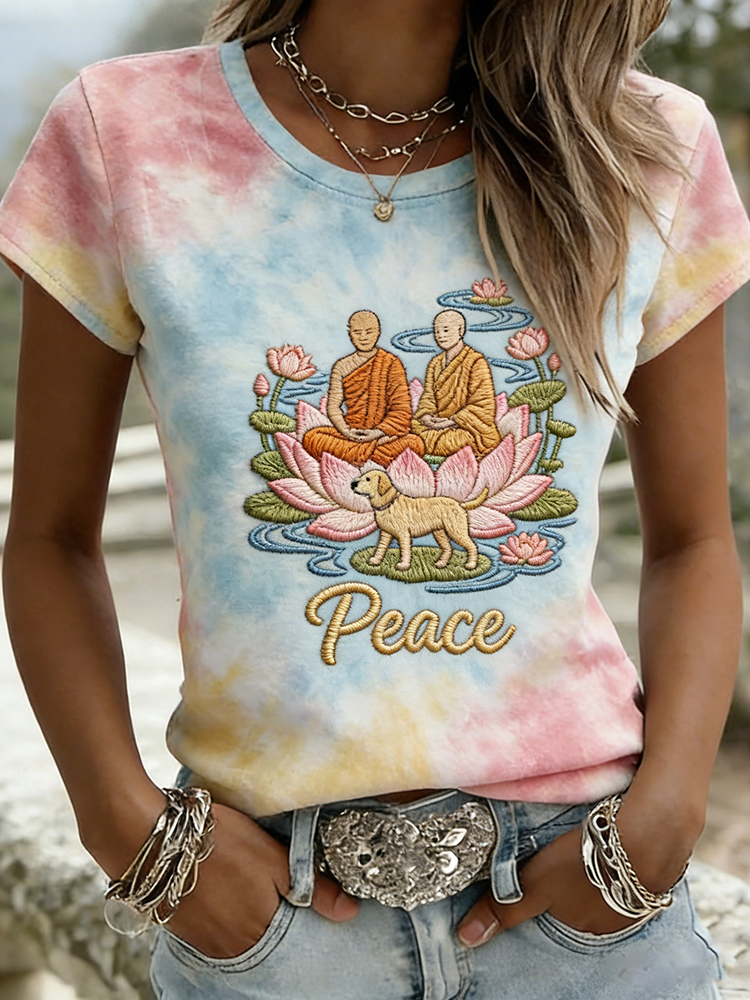 Walk For Peace Tie-dye T-shirt