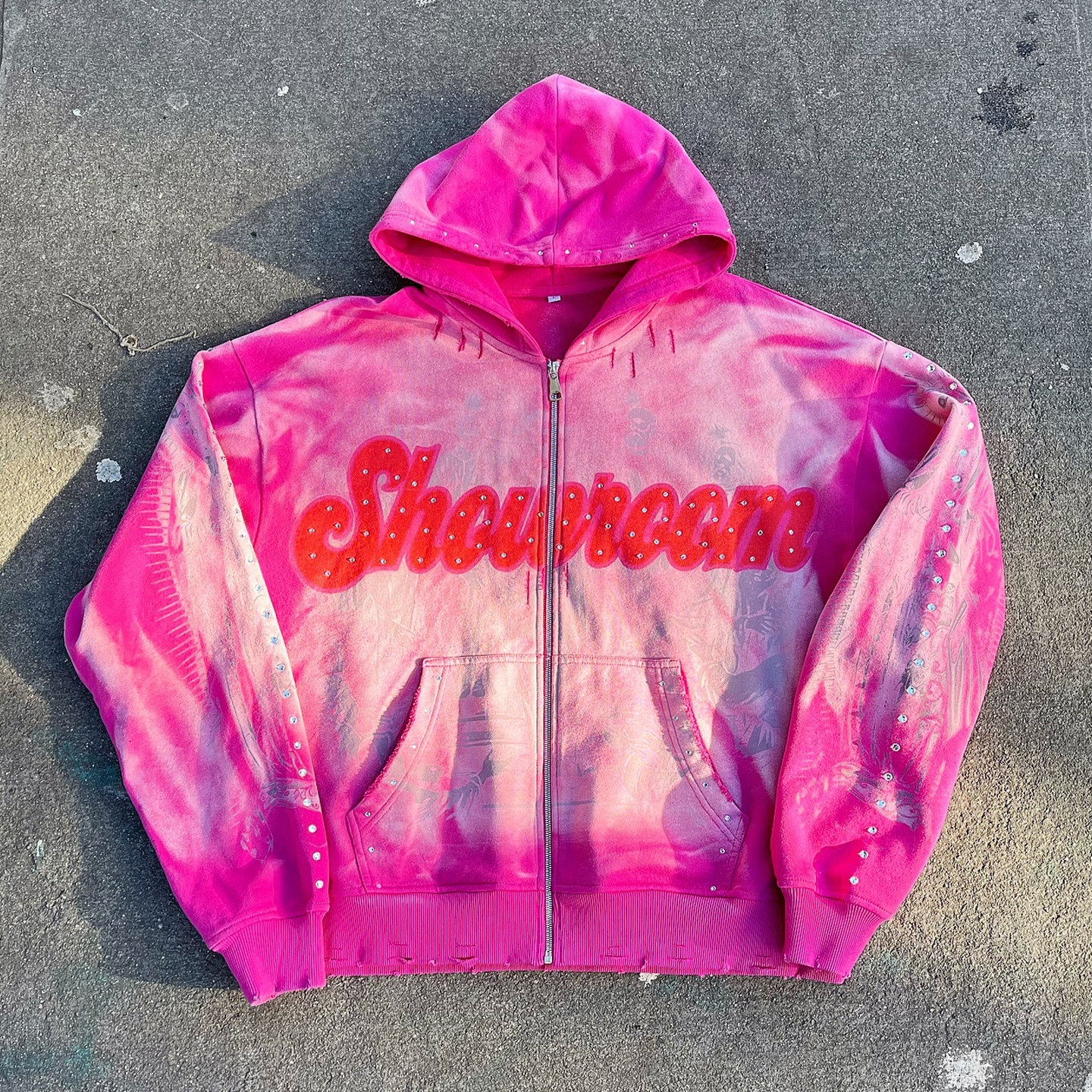 Victory Goddess Casual Street Retro Zipper Hoodie