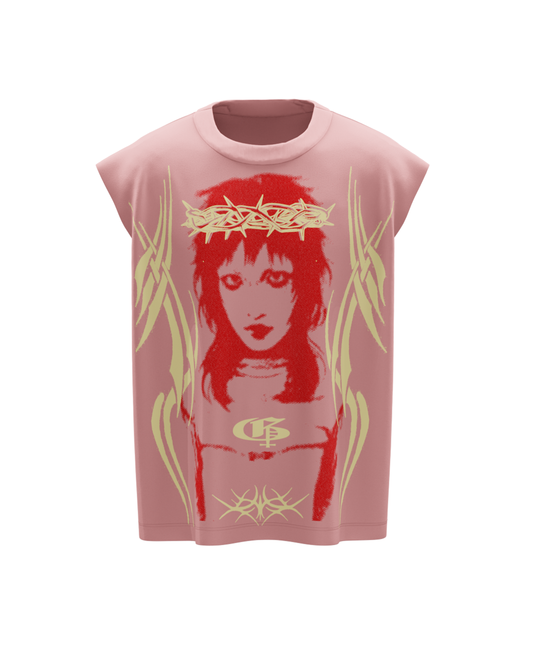 Punk Coral Unisex Boxy Vest