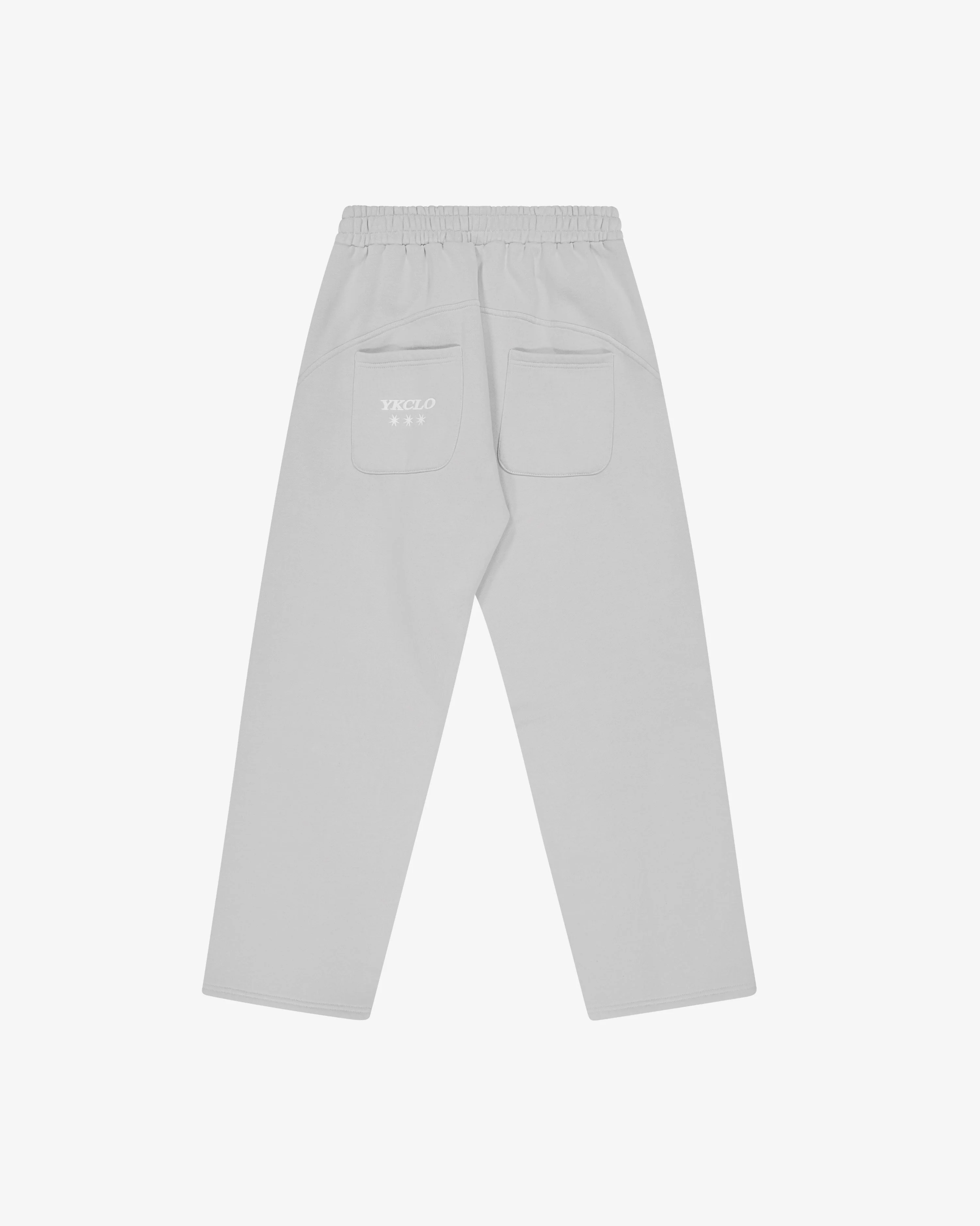 Panelled Trackpants | Light Grey