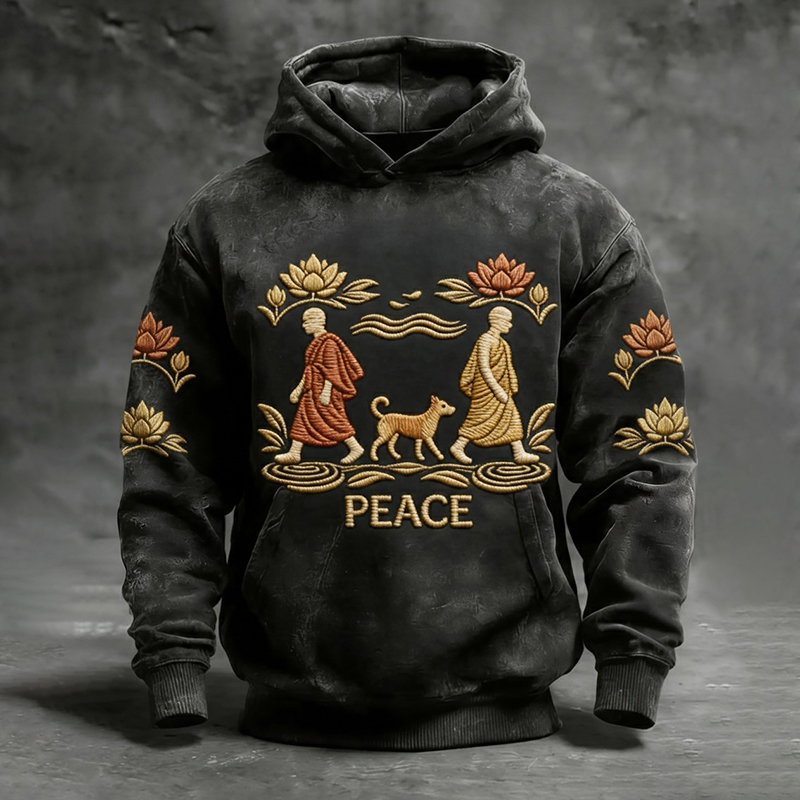 Men's Walk For Peace Art Print Hoodie