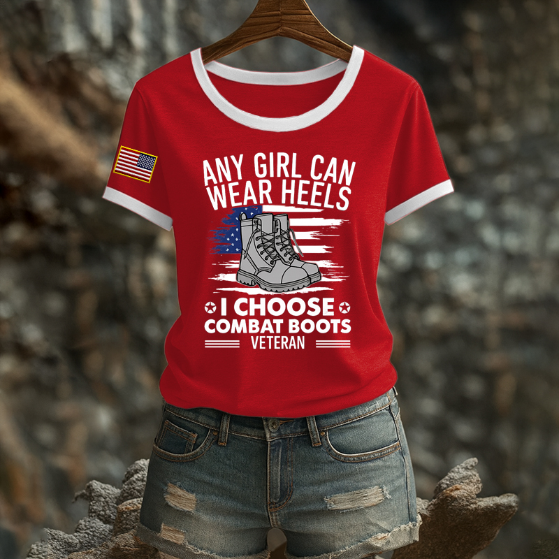 Women's Veteran Print T-Shirt