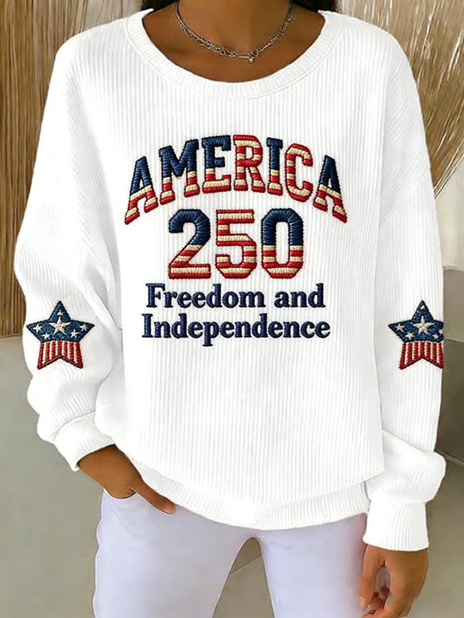 Women's Vintage America 250th Anniversary   Print T-Shirt