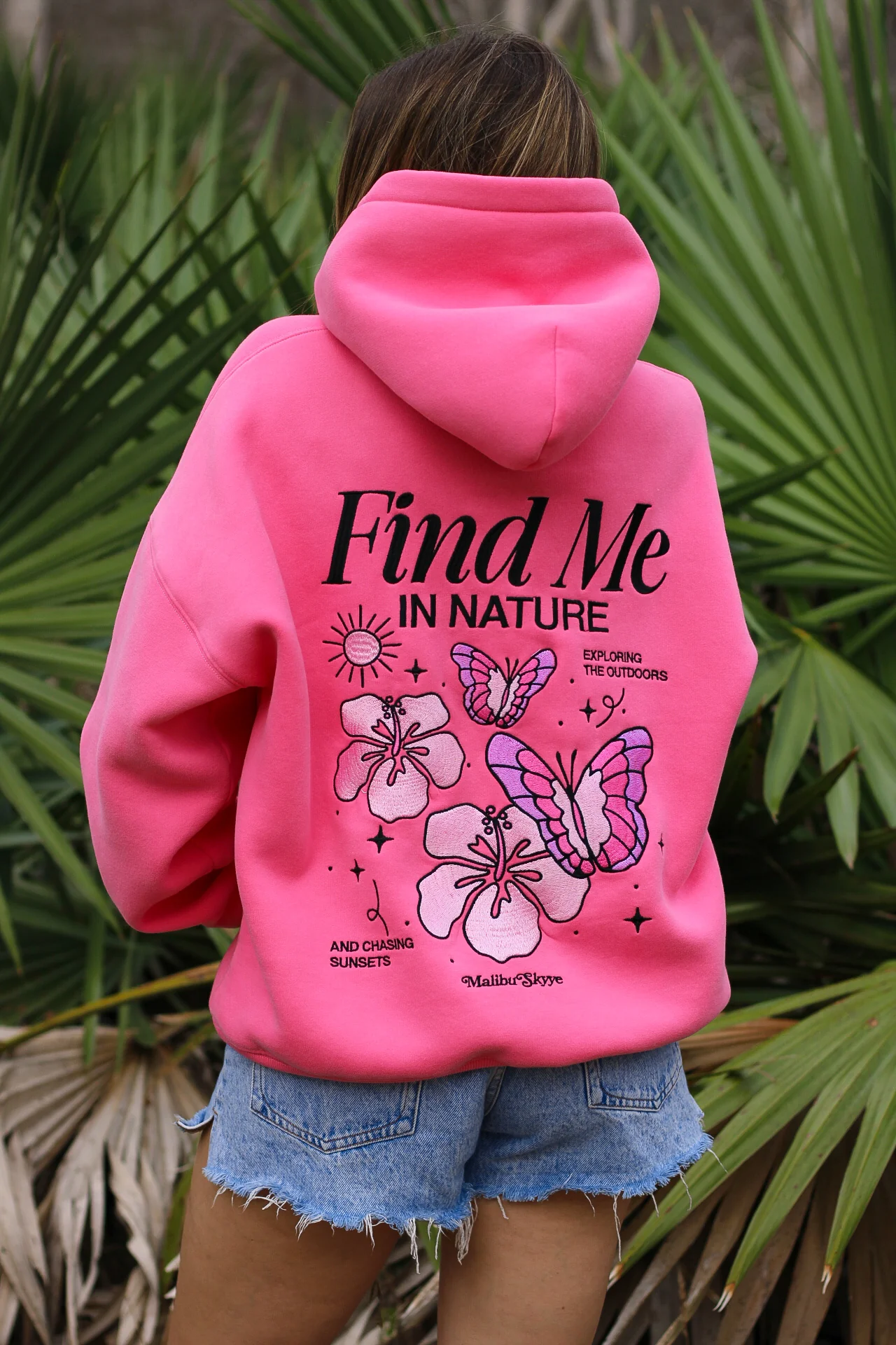 Find Me in Nature Hoodie - Fuchsia