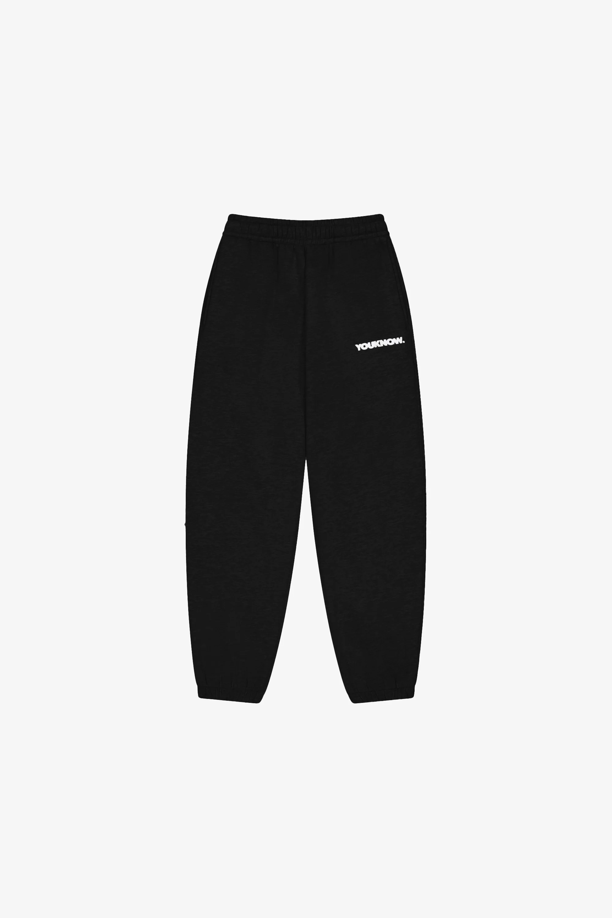Block Cuffed Sweatpants | Black