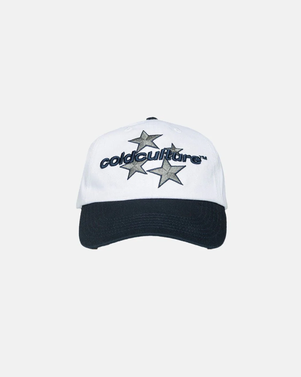 ITALIC STARS CAP IVORY WHITE/BLUE