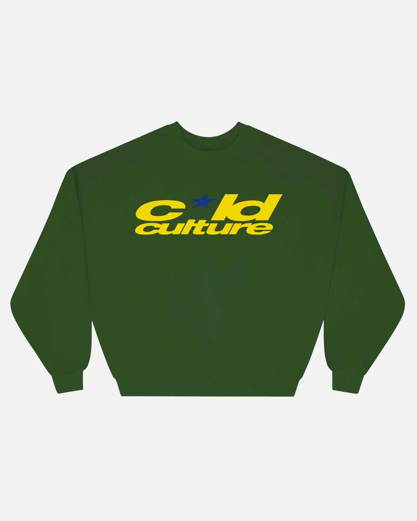 HARPER CREWNECK GREEN & YELLOW