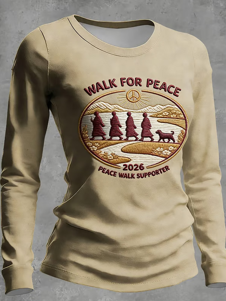Walk For Peace Women's Comfortable Tops