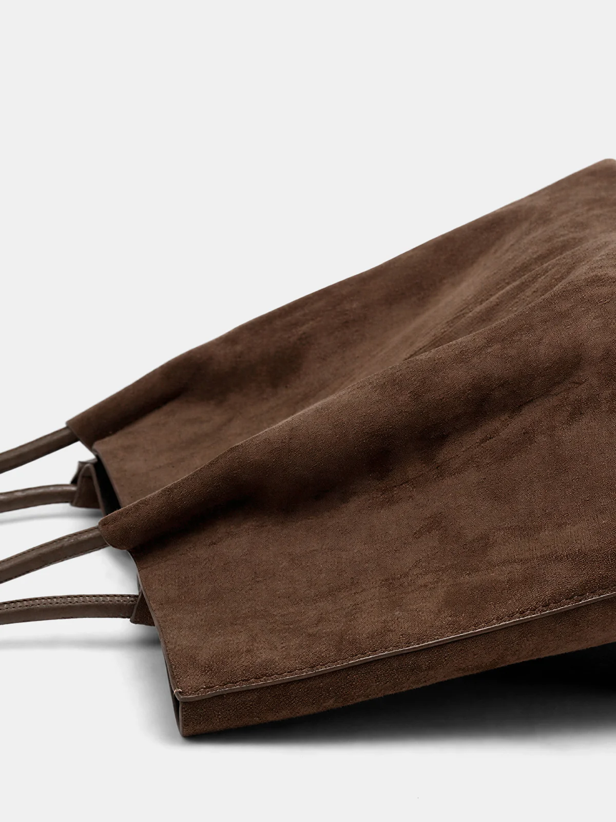 Suede Effect Large-Capacity Tote Bag