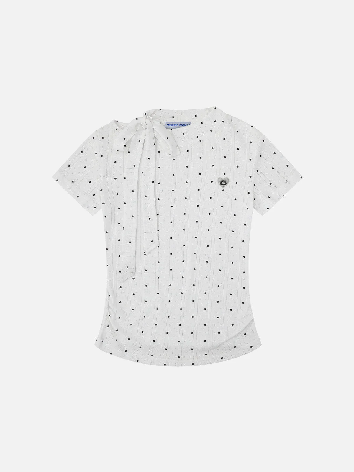 Aelfric Eden Polka Dot Asymmetric Tie Tee
