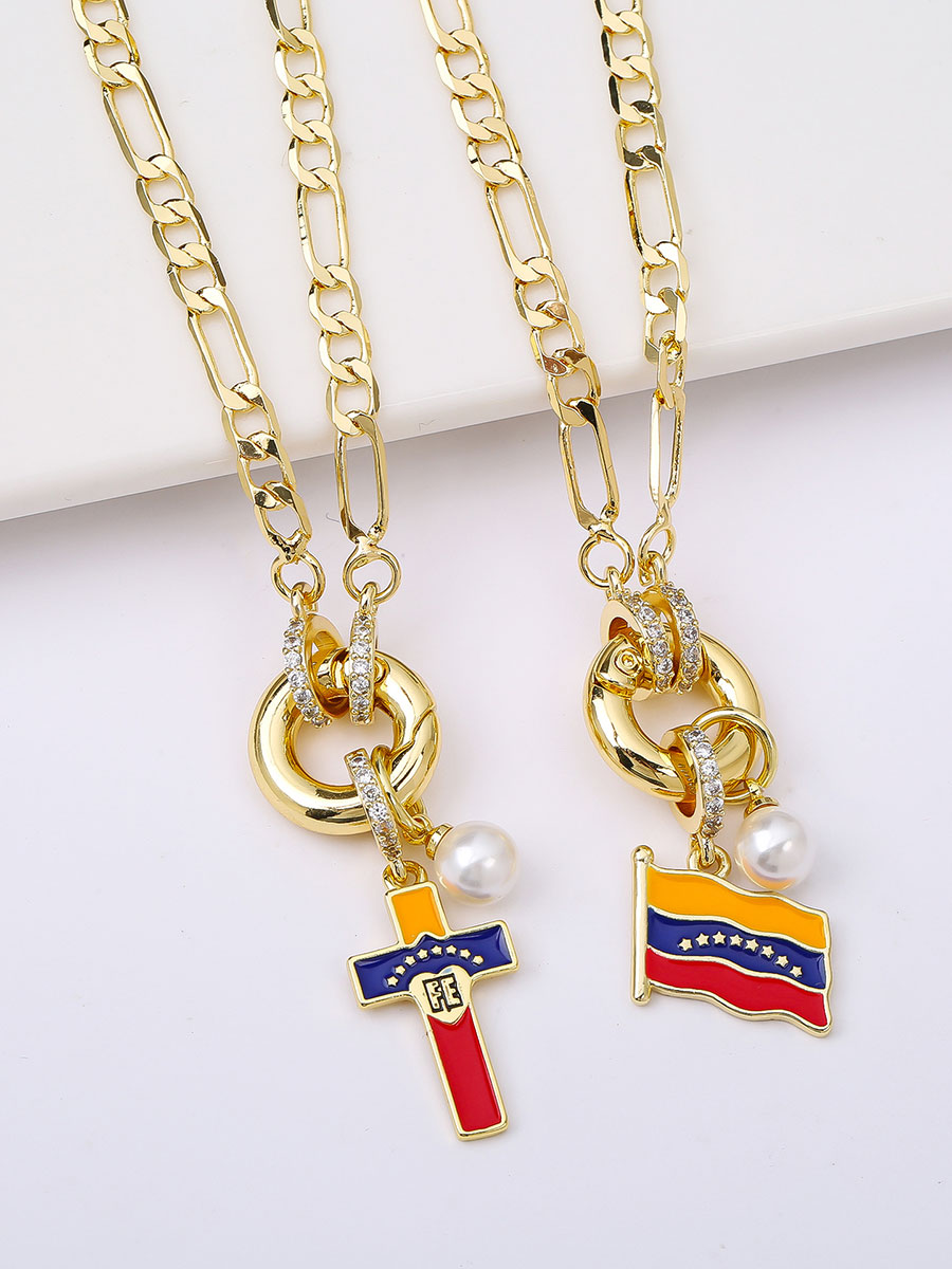 Venezuela Map Inspired Pendant Necklace