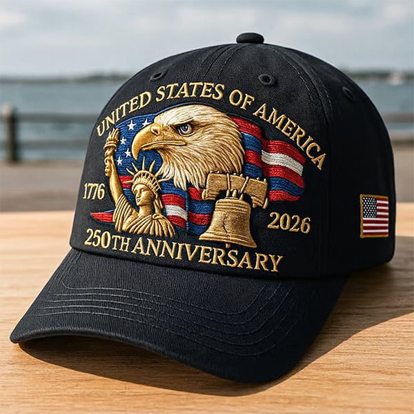 Eagle & Liberty – United States 250th Anniversary Hat✨(Breathable & Lightweight Comfort & Unisex Fit)