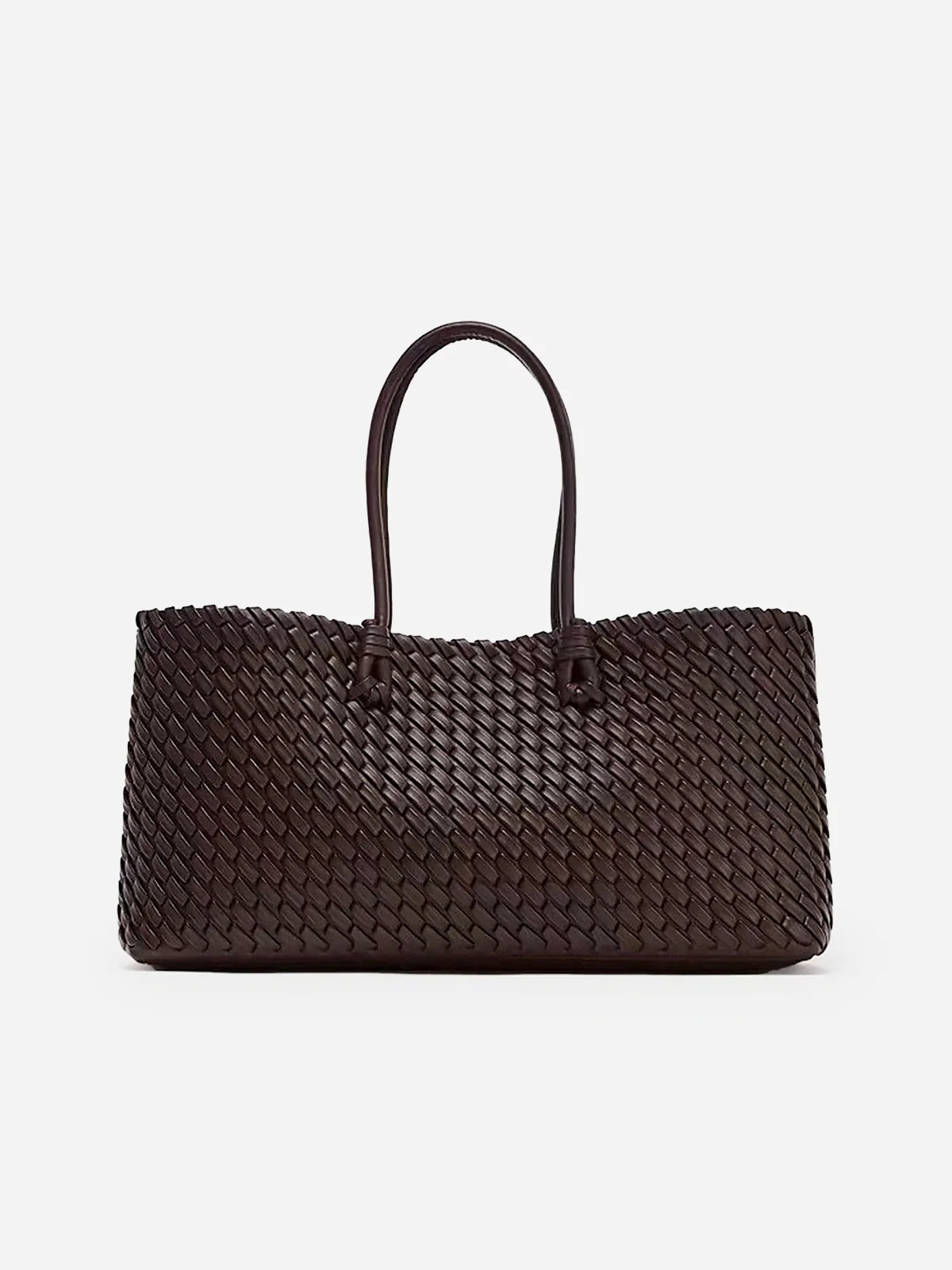 Woven PU Tote Bag