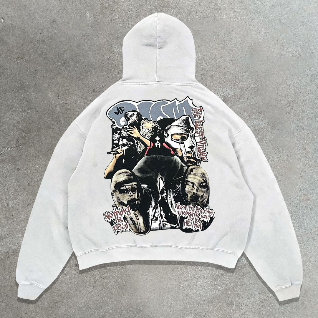 Heavy fabric hip-hop rap casual street hoodie