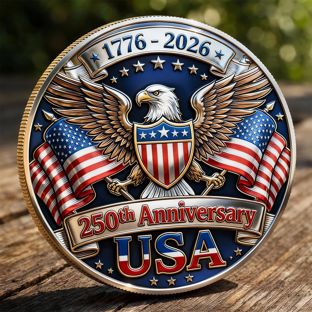 USA 250th Anniversary Commemorative Coin (1776–2026)