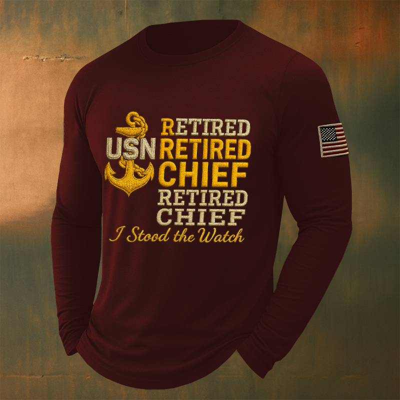 USN Retired Chief Casual Shirt