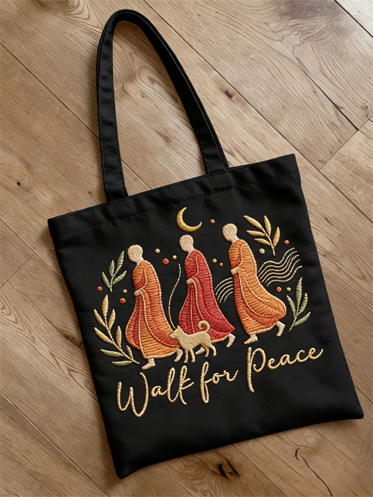 Walk For Peace Mission Journey Ecofriendly Tote Bag