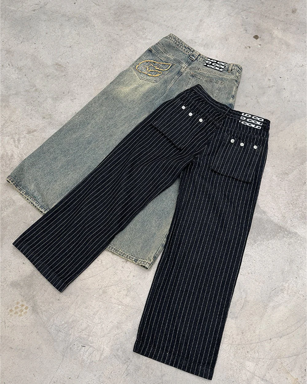 CASINO PANTS BLACK DENIM