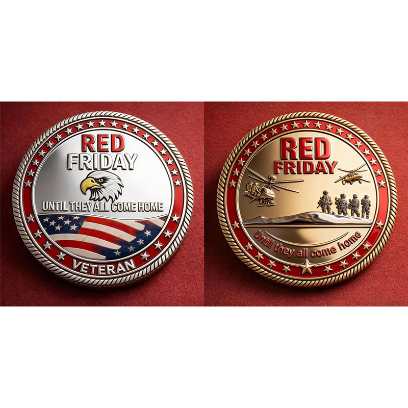 RED FRIDAY Veteran Commemorative Coin